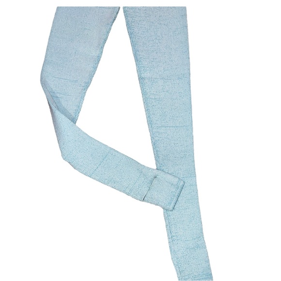 NWT Le Ore Rimini Stirrup Cuff Blue Marled Leggings Size Small - Picture 12 of 14